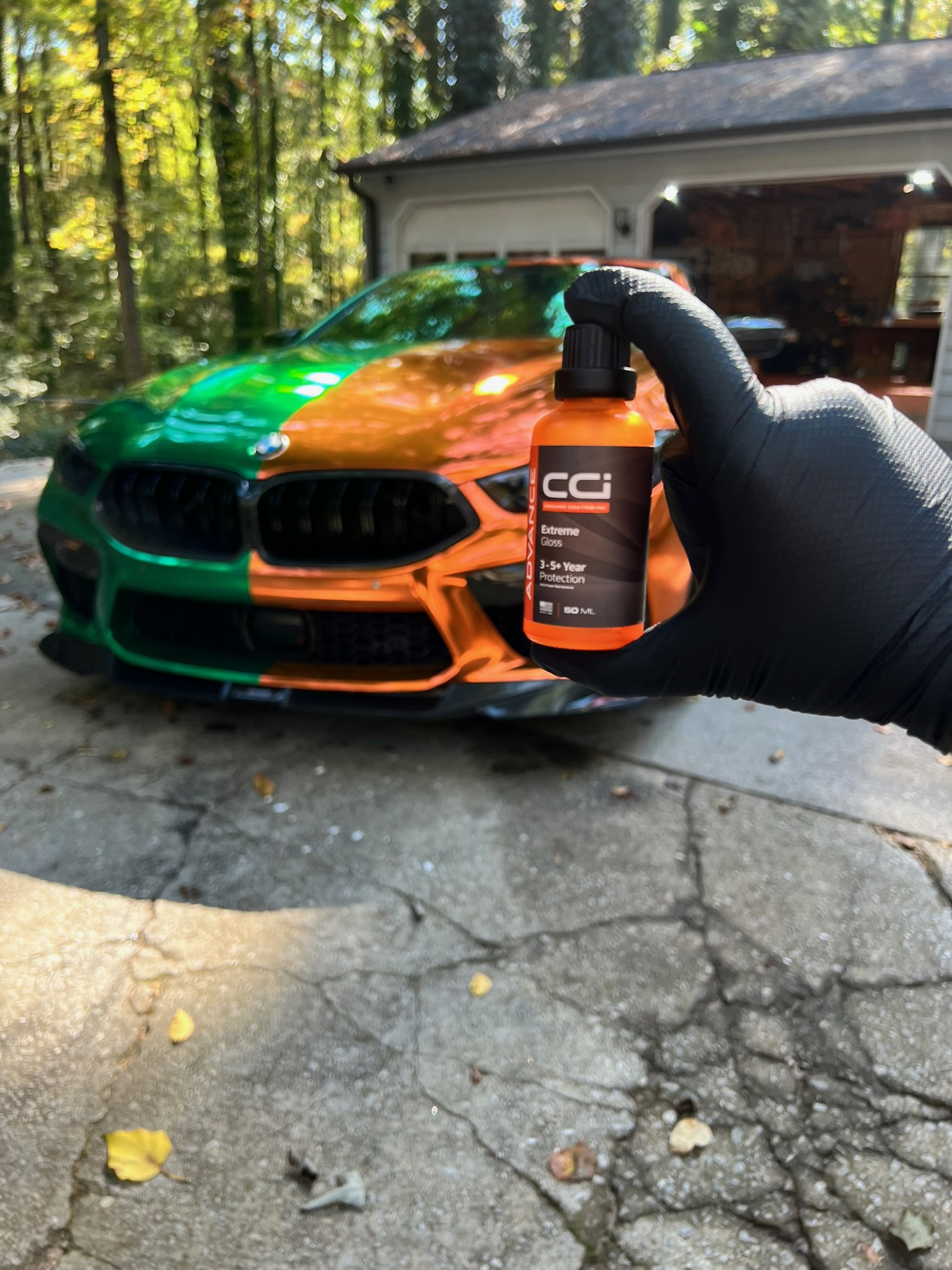 Ceramic coating application — CCI product