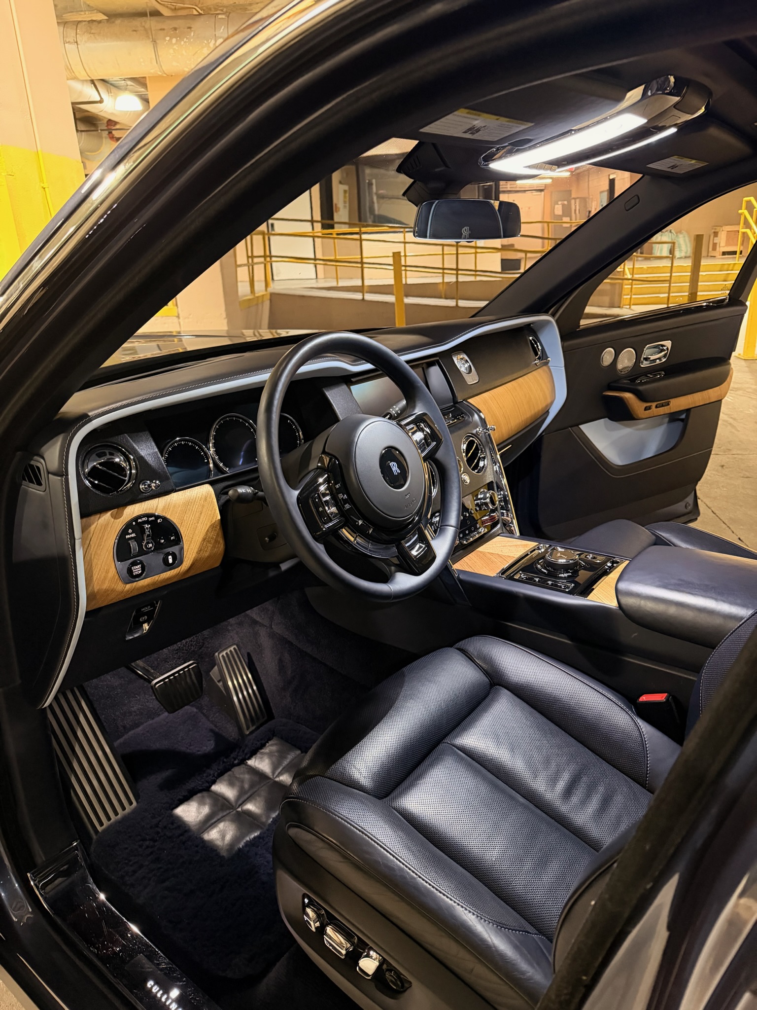 Rolls-Royce — luxury interior detail