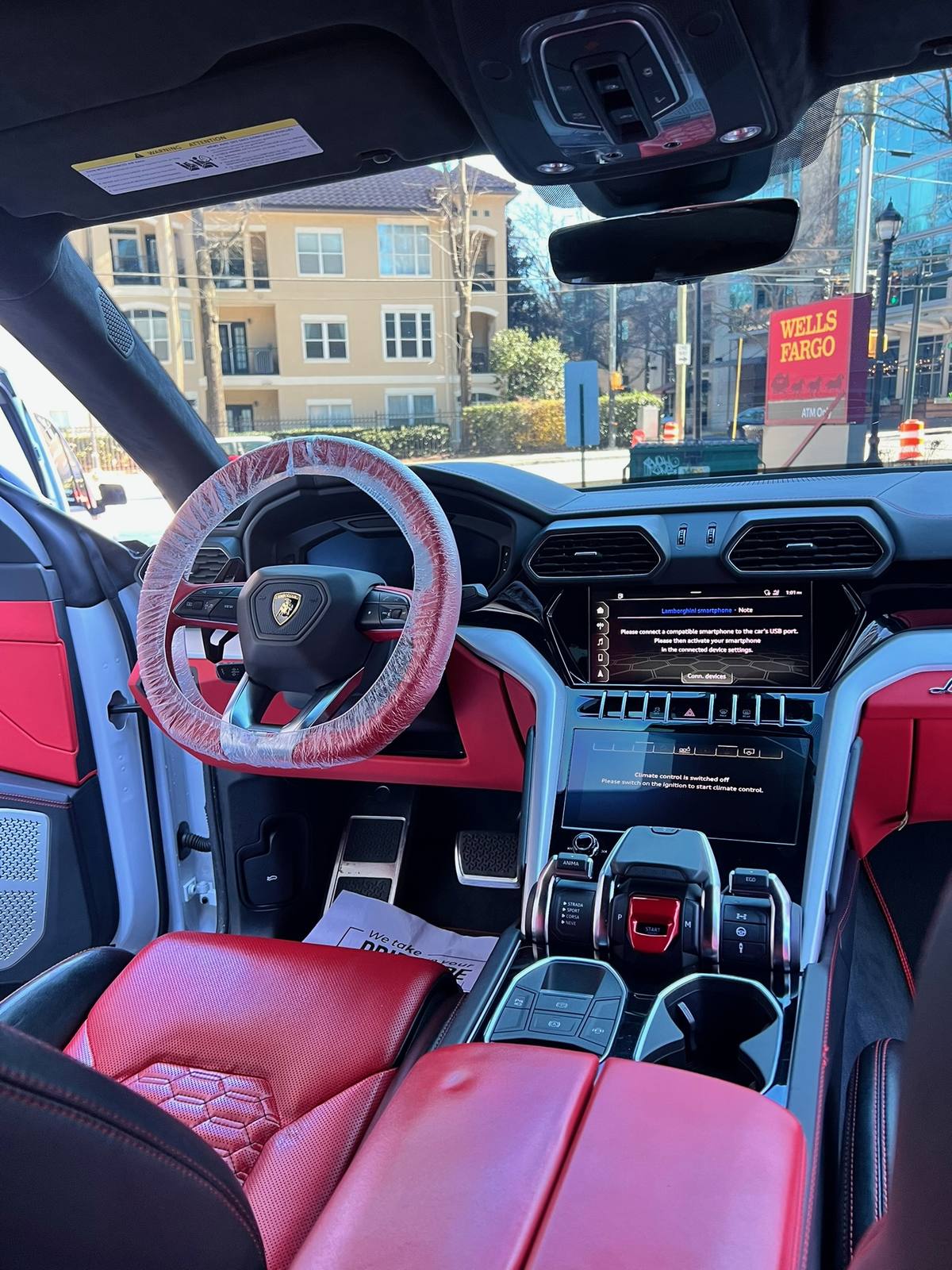 Lamborghini Urus — Red Interior